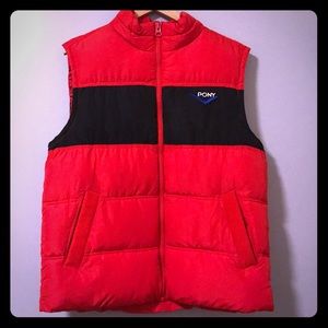 Red Pony x Forever 21 vest.